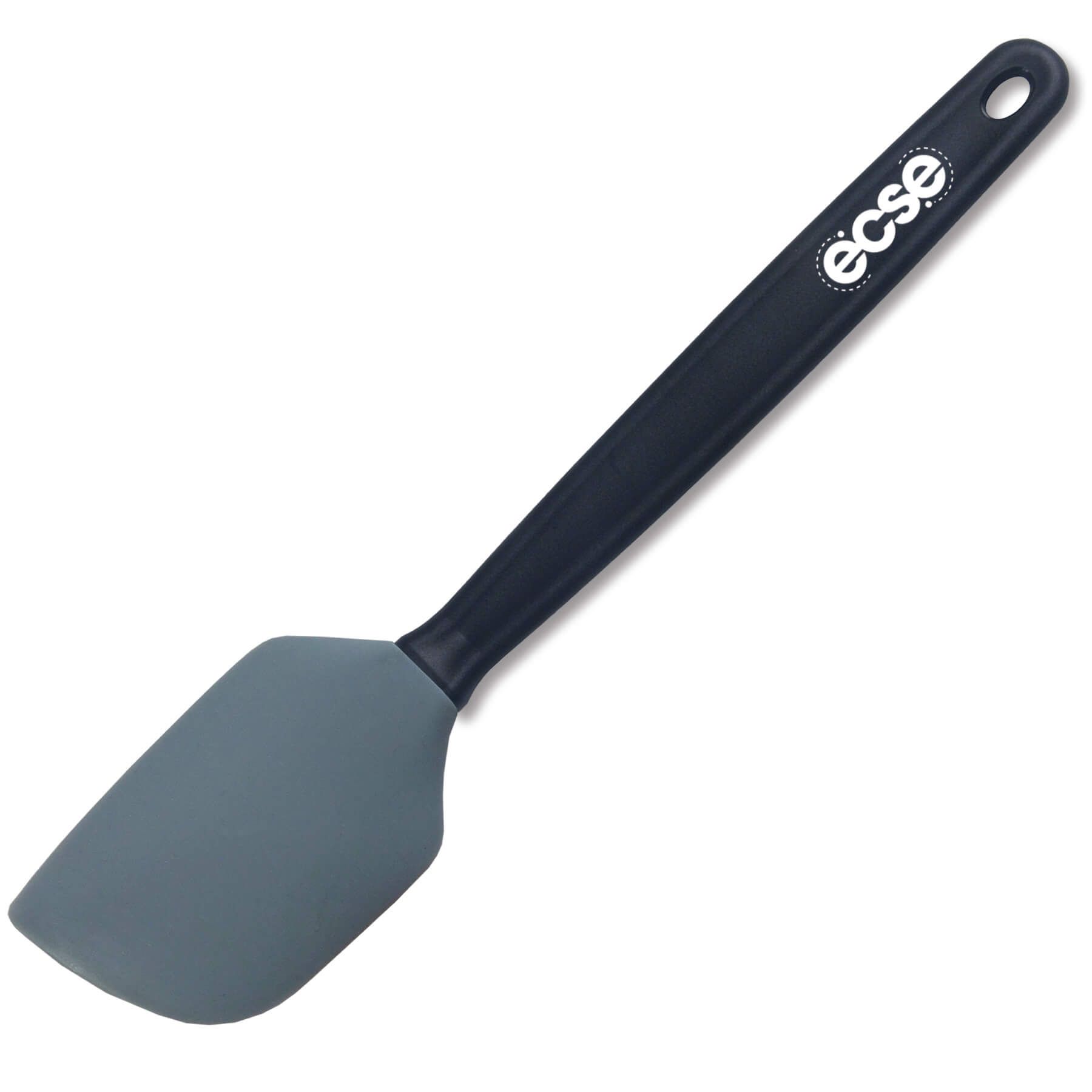 Imprinted - Black Handle - Gray Spatula